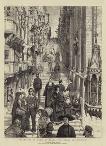 De Prins van Wales in Malta, de Strada San Giovanni